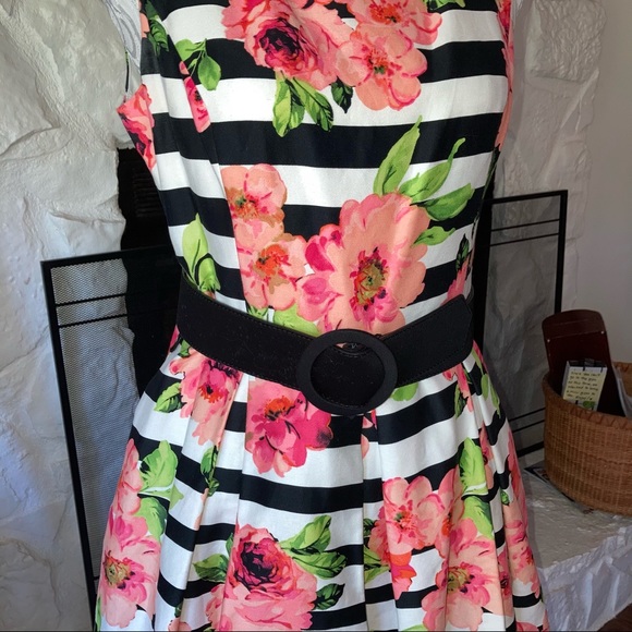 JESSICA HOWARD FLORAL PRINT DRESS SIZE 10P - Picture 3 of 10